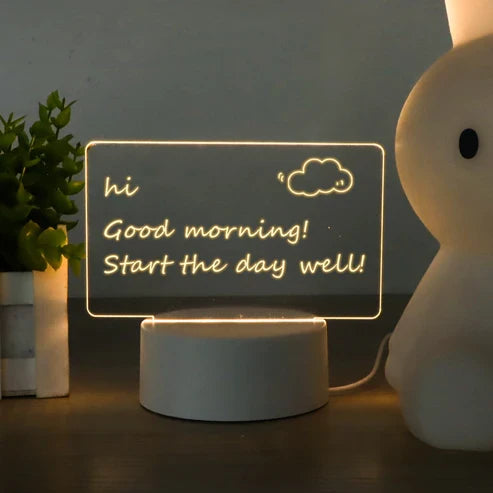 Creative Note Board Creative Led Night Light USB Message Board Holiday Light With Pen Gift For Children Girlfriend Decoration Night Lamp