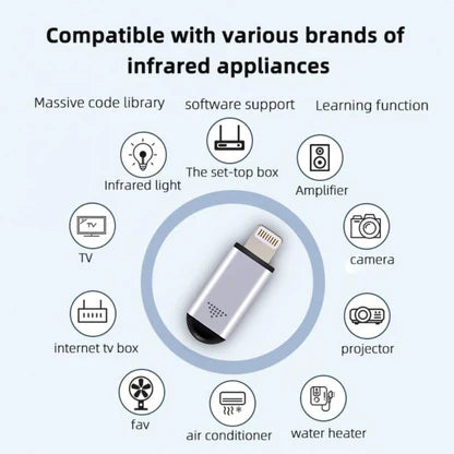 Mobile Phone Remote Control TypeC for iPhone IR Blasters Adapter Universal IR Infrared Smart Remote For TV Air Conditioner Fan