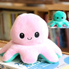Cute Flip Fisherman's Net Plush Toy Octopus Doll Double-Sided Expression Doll Company Event Wedding Gift Scatter PP Cotton