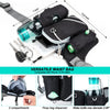 Adjustable Waist Belt Bag Training Pouch with Retractable Hands Free Dog Reflective Stitching Leash for Running Walking Hiking