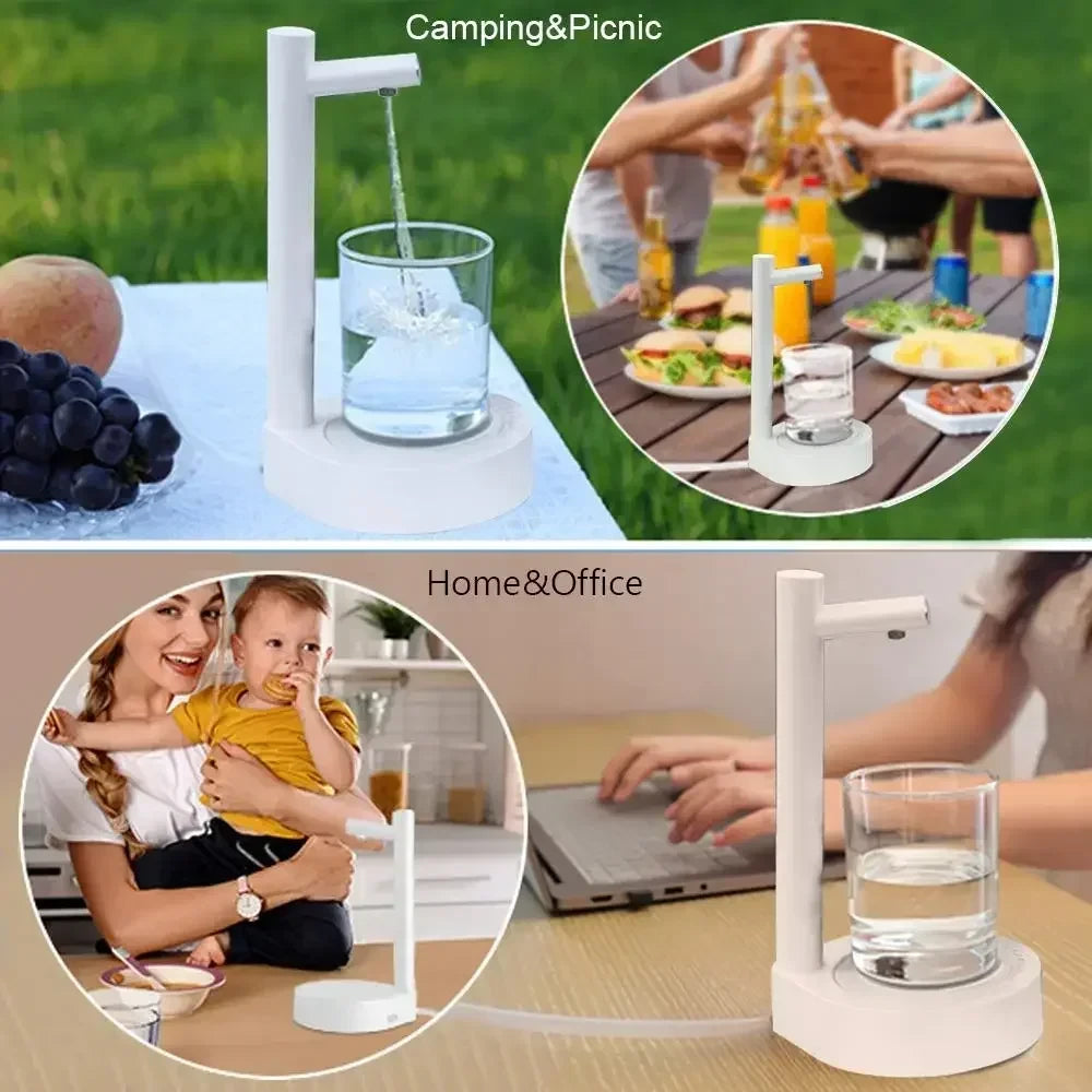 Portable Desktop Electric Water Dispenser for Convenient At-Desk Hydration