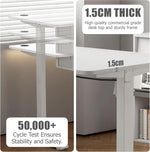 Electric Height Adjustable Standing Desk for Home Office Ergonomic Workspace