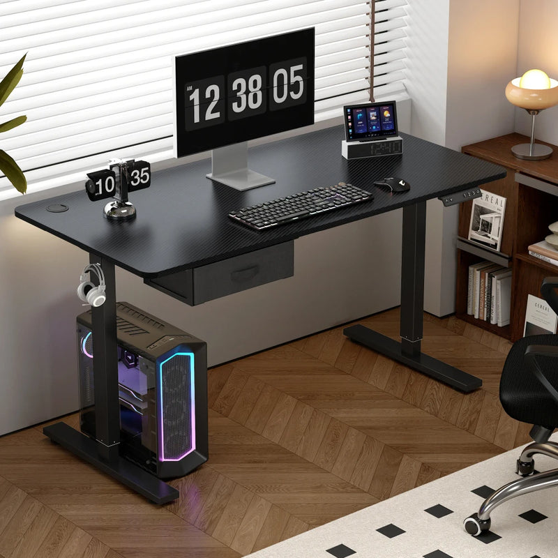 Electric Height Adjustable Standing Desk for Home Office Ergonomic Workspace