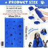 Microfiber quick drying pet towel for fast, gentle, ultra-absorbent drying