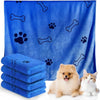 Microfiber quick drying pet towel for fast, gentle, ultra-absorbent drying