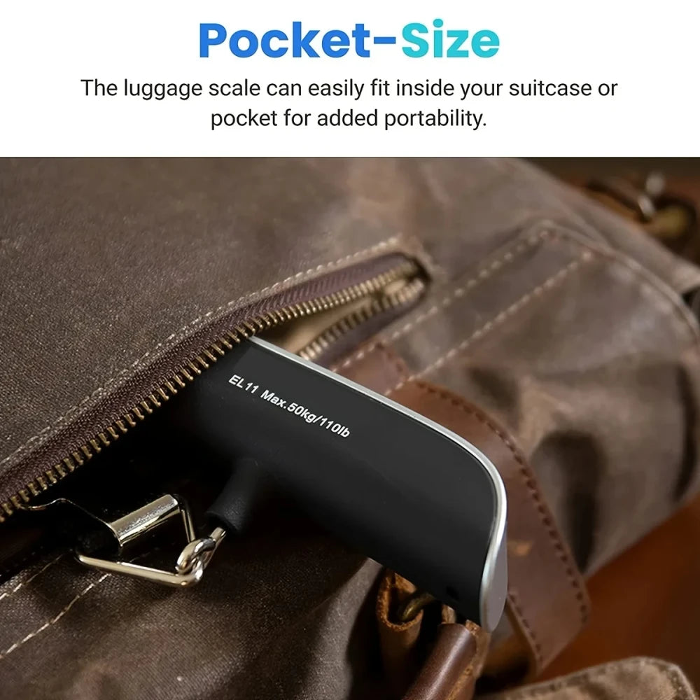 Digital luggage hanging scale for suitcase and baggage weighing