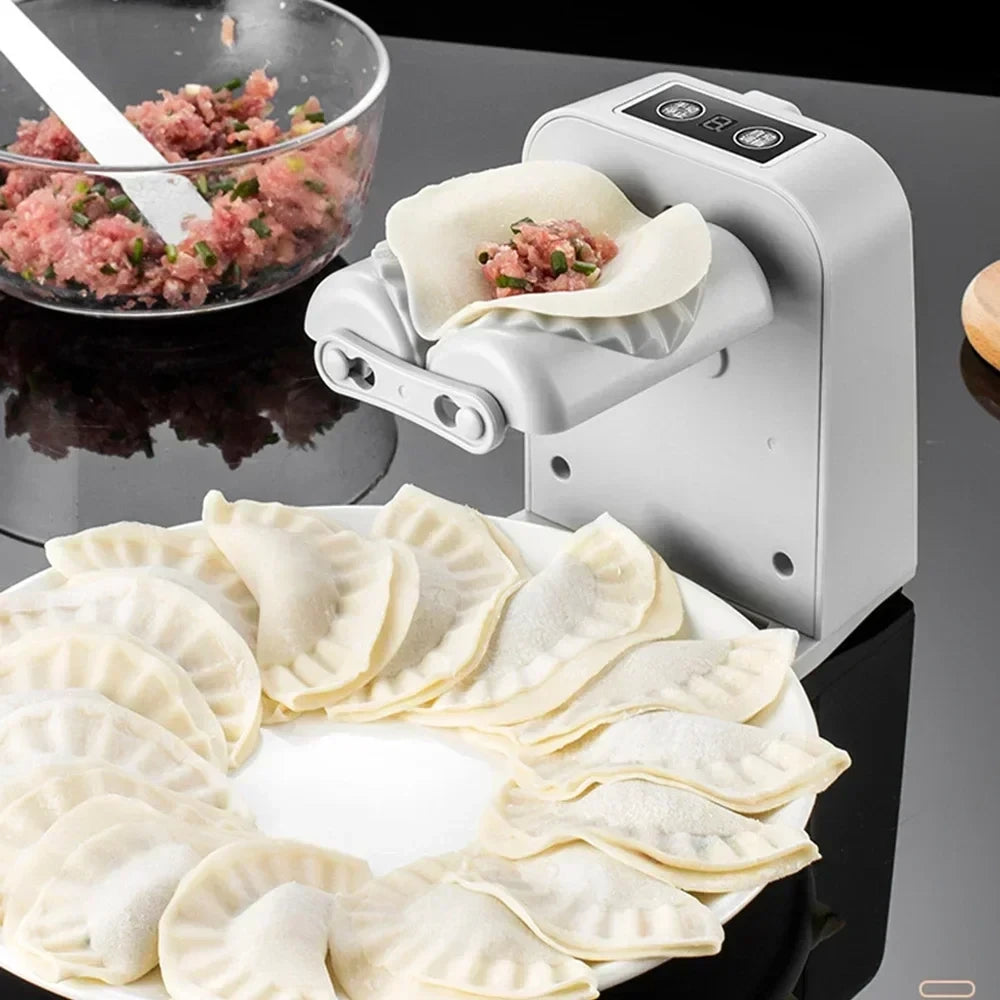 Electric dumpling maker machine for fast, easy homemade dumplings