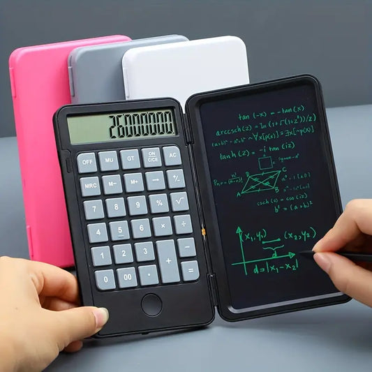 2in1 Scientific Calculator Large Screen Display Erasable Function Calculators with Tablet Portable Practical