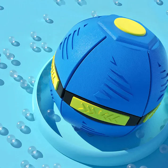 Flying Saucer Bouncing Ball Is A Durable, Elastic and Fun Dog Pet Toy Suitable for Outdoor Activities and Exercise