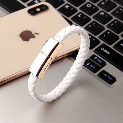Bracelet USB Cable Portable Fast Charging USB Micro Type C Charger Cord For iPhone 13 12 11 15 Pro Max X Samsung Xiaomi Huawei