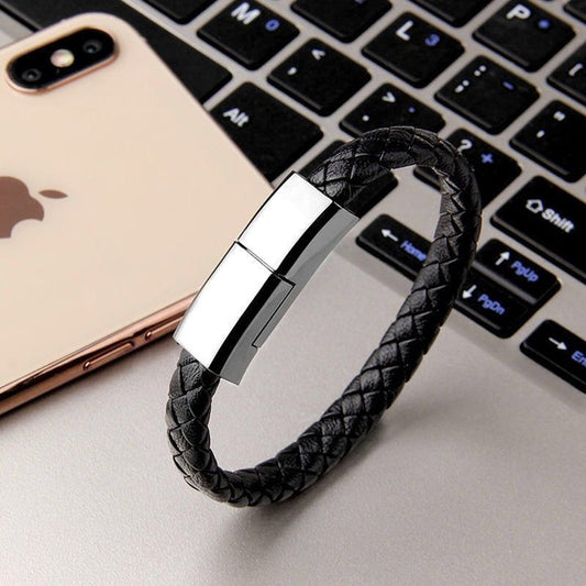 Bracelet USB Cable Portable Fast Charging USB Micro Type C Charger Cord For iPhone 13 12 11 15 Pro Max X Samsung Xiaomi Huawei