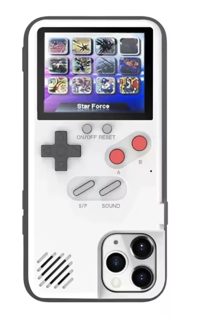 GAMEBOY iPhone Case, Innovative Game Controller Phone Case, iPhone Case for GBA, GBC, NES Retro Games, Retro Gaming iPhone Case – Built‑in Boredom Killer