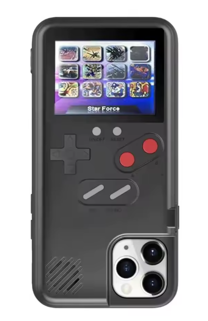 GAMEBOY iPhone Case, Innovative Game Controller Phone Case, iPhone Case for GBA, GBC, NES Retro Games, Retro Gaming iPhone Case – Built‑in Boredom Killer