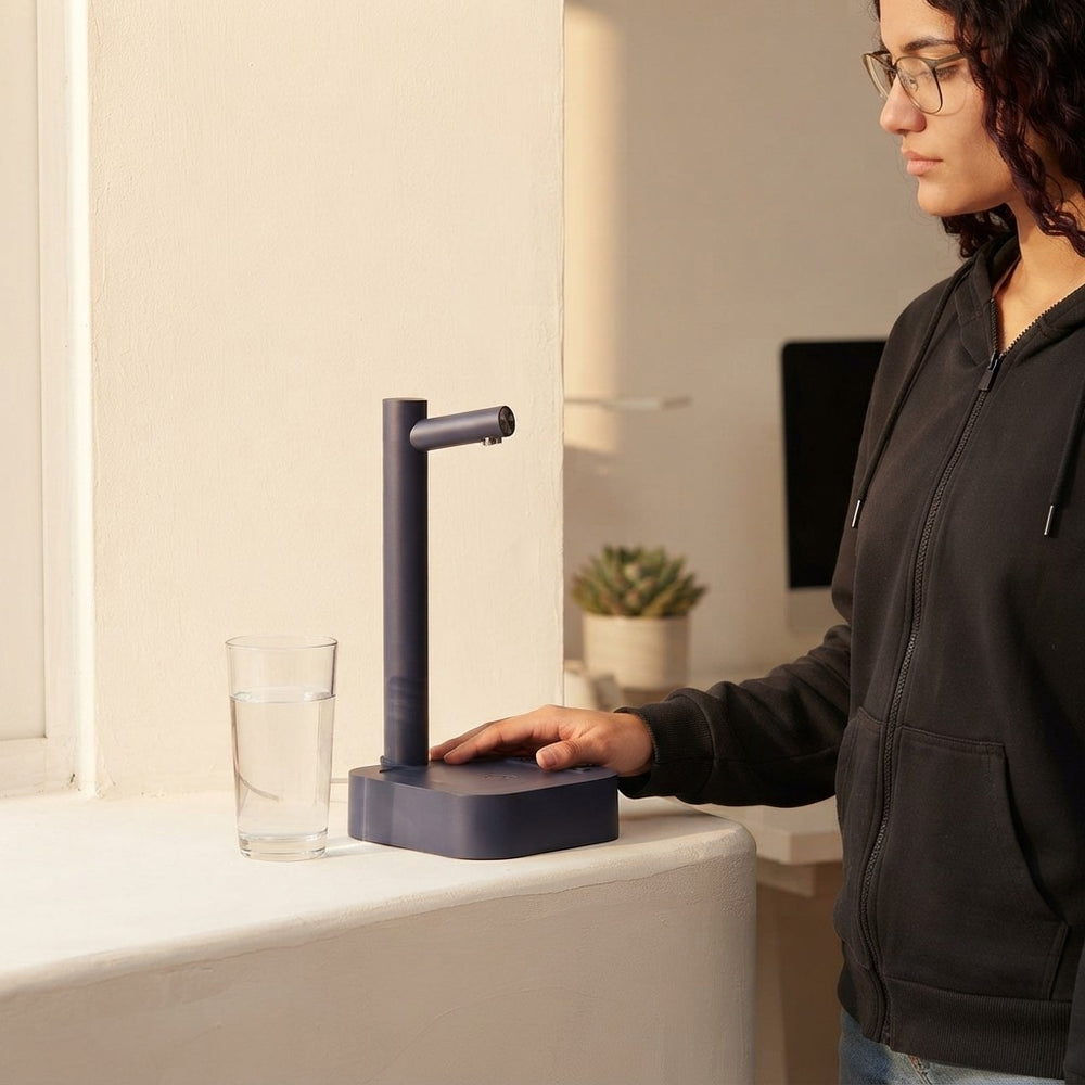 Portable Desktop Electric Water Dispenser for Convenient At-Desk Hydration